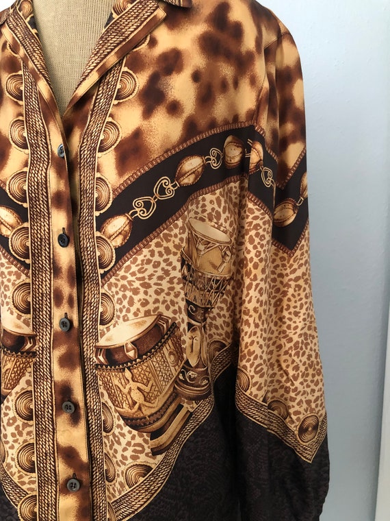 Escada Multi Print Accented with Leopard Print - … - image 3