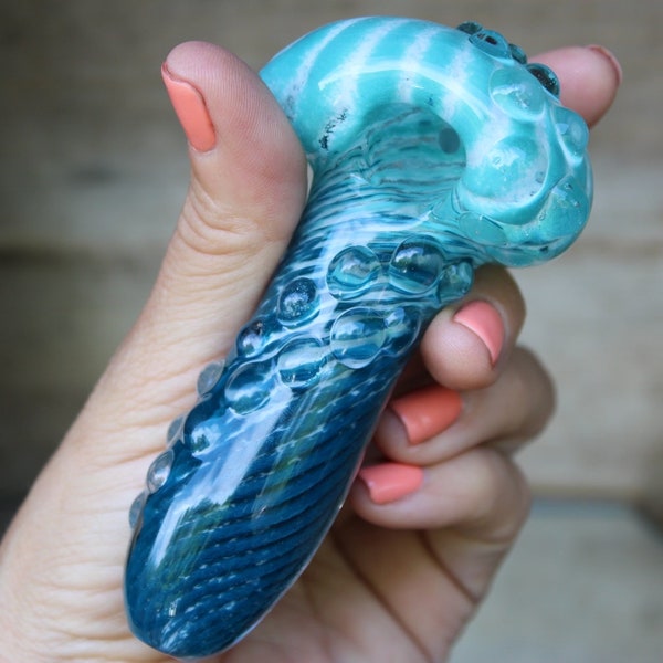 Mermaid series ocean tide glass pipe