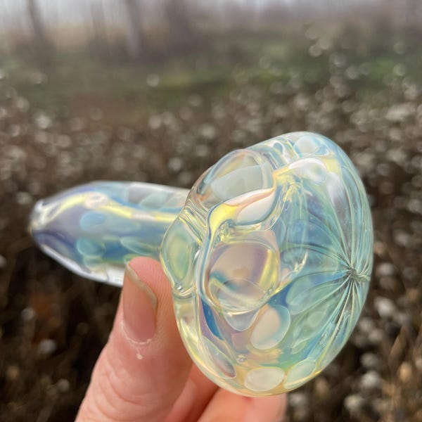 Rock Solid Magic Color changing glass pipe