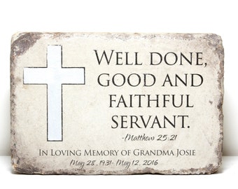 Personalized Memorial Stone: Handcrafted Concrete Remembrance Paver