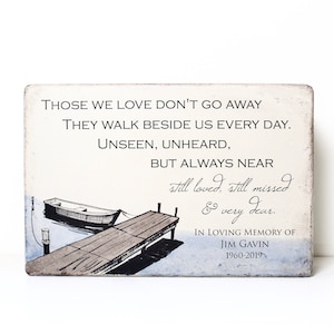 Memorial Stone. PERSONALIZED Memorial Gift. 6x9 Tumbled Concrete Paver. Remembrance Stone. In loving memory gift. Custom Sympathy Gift