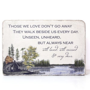Memorial Stone. PERSONALIZED Memorial Gift. 6x9 Tumbled (Concrete) Paver. Remembrance Stone. In loving memory gift. Custom Sympathy Gift