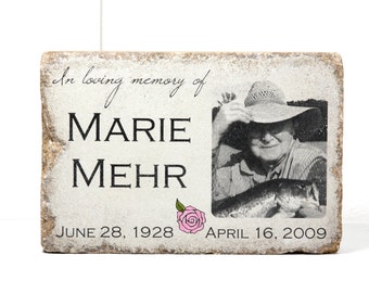 memorial stone etsy