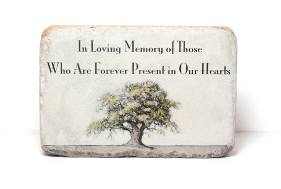 Memorial Stone. Memorial Gift. 6x9 Tumbled (Concrete) Paver. Remembrance Stone. In loving memory gift. Custom Sympathy Gift. Funeral Gift