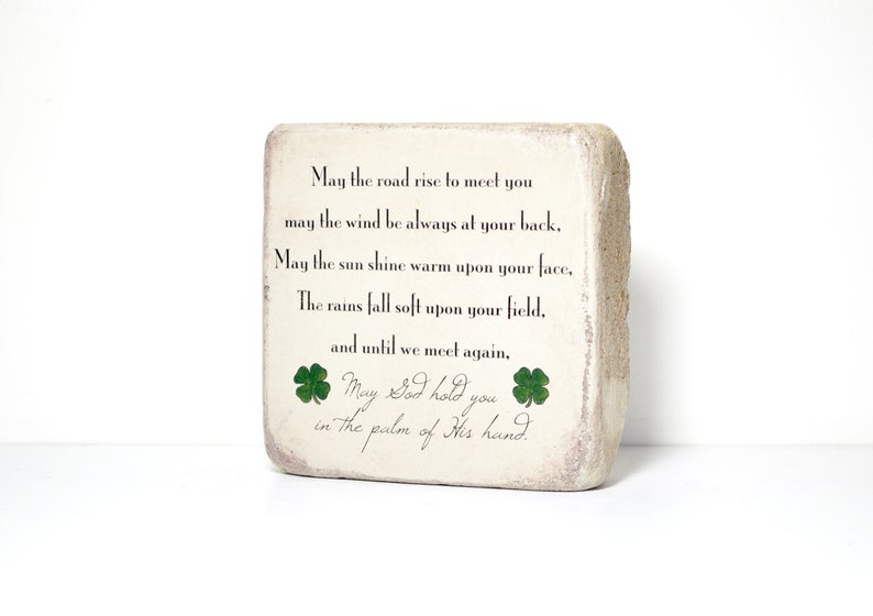 Memorial Stone. 6x6x2 inches Handcrafted Indoor or Outdoor Sympathy Gift. Made from tumbled concrete paver Ready to ship FREE US Shipping image 4