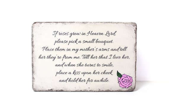 Memorial Stone. Indoor/Outdoor Use.  6x9 Tumbled (Concrete) Paver. Personalized Remembrance Stone for Home or Garden.