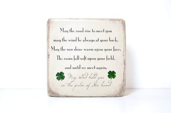 Memorial Stone. 6x6x2 inches Handcrafted Indoor or Outdoor Sympathy Gift. Made from tumbled concrete paver  Ready to ship FREE US Shipping
