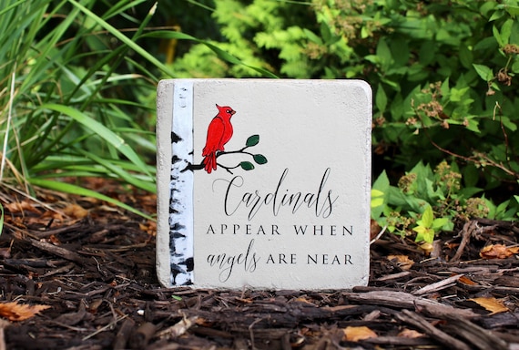 Memorial Stone. 6x6 Handcrafted Indoor or Outdoor Sympathy Gift.  Ready to ship and FREE US Shipping.