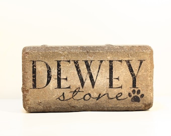 PERSONALIZED Pet Memorial Stone Marker Concrete Paver