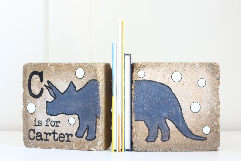 Child Bookends Personalized Name Bookends/ Custom Nursery Etsy