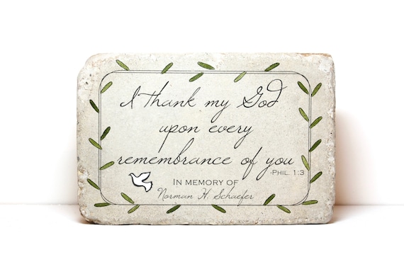 6x9 Indoor or Outdoor Memorial. Beautiful and personalized. Perfect for a sympathy gift or memorial garden. Personalization is optional.