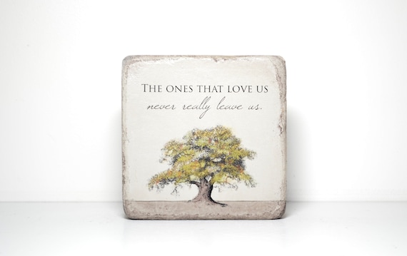 Memorial Stone. 6x6 Handcrafted Indoor or Outdoor Sympathy Gift.  Ready to ship and FREE US Shipping.