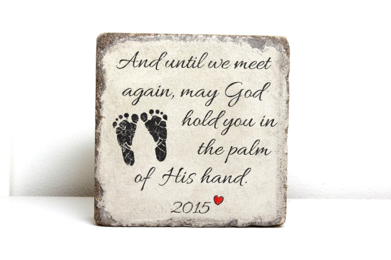 Baby Memorial Grave Marker: Infant Newborn Miscarriage Granite Headstone | Temporary Grave Marker | Garden Stone Sympathy Gift | Baby Loss