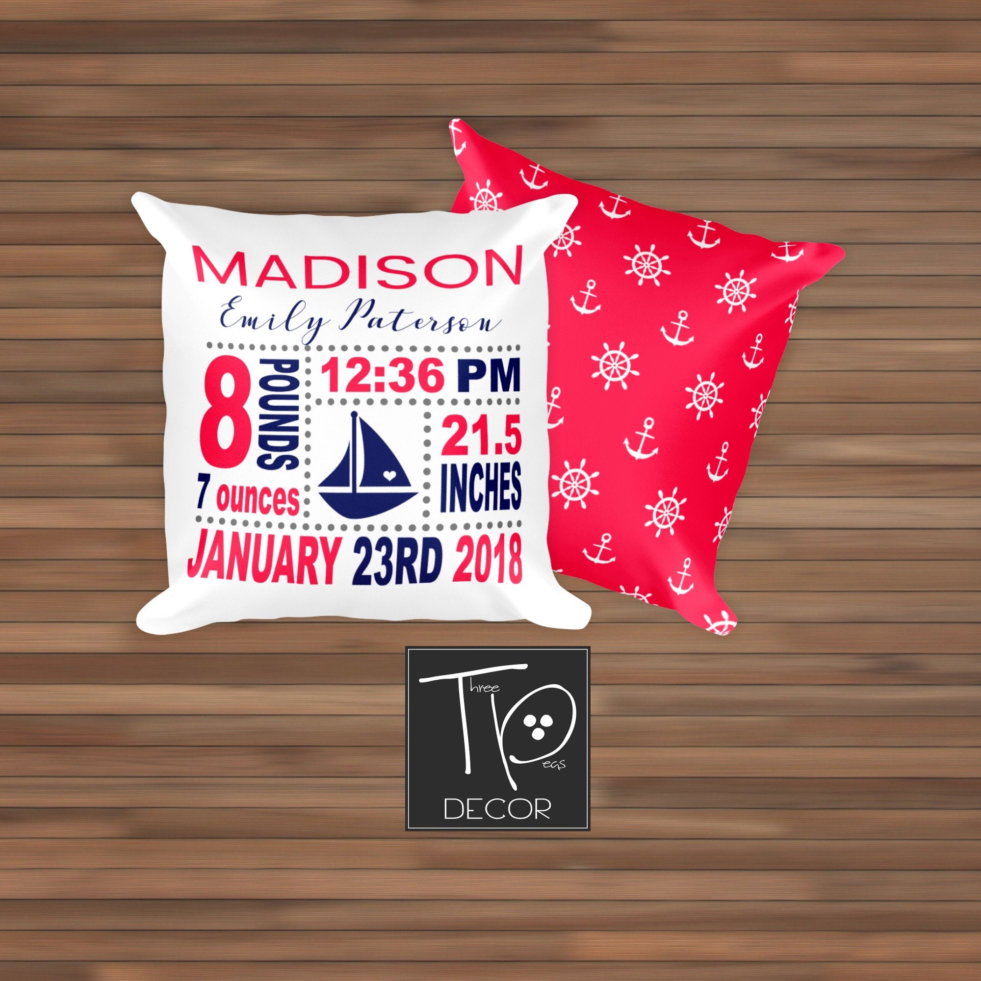 Girl's Nautical Nursery Decor Nautical Theme Nursery Etsy