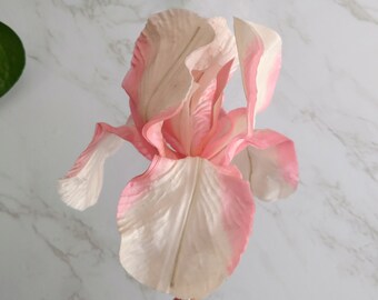 Blush /Old pink Rose Vintage Silk Ombre Tulip flower for millinery hats, fascinators, weddings, dresses ,bouquets, crafts