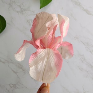 Blush /Old pink Rose Vintage Silk Ombre Tulip flower for millinery hats, fascinators, weddings, dresses ,bouquets, crafts