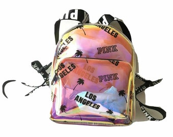 victoria secret clear mini backpack
