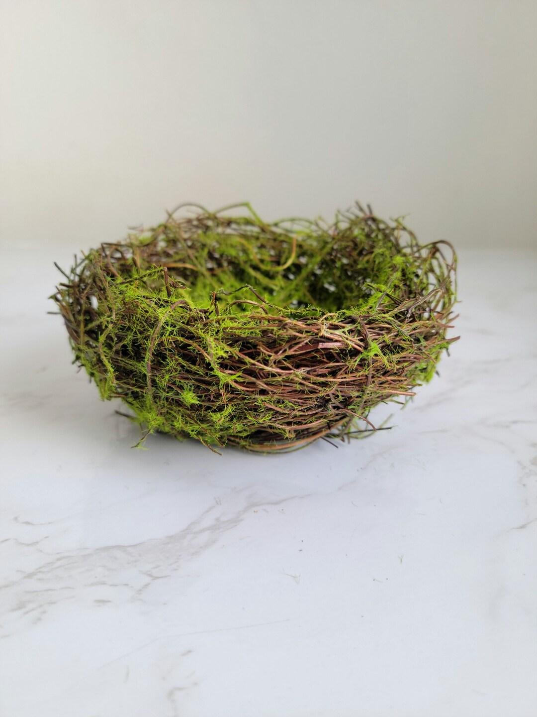 4 Artificial Vine/moss Bird Nest for Crafts Garden Etsy New Zealand