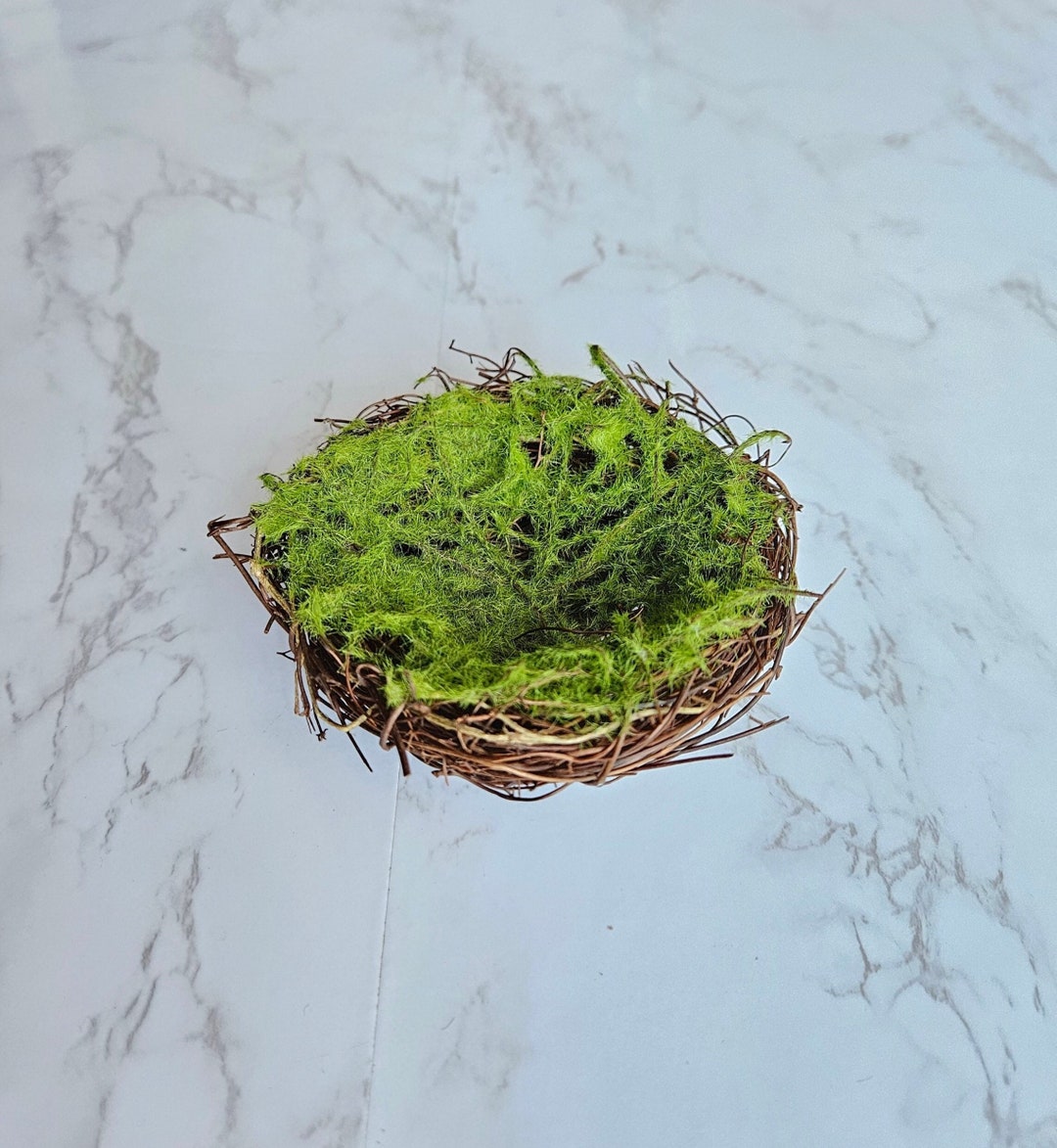 4 Artificial Vine/moss Bird Nest for Crafts, Garden, Floral, Costumes, Hats Etsy