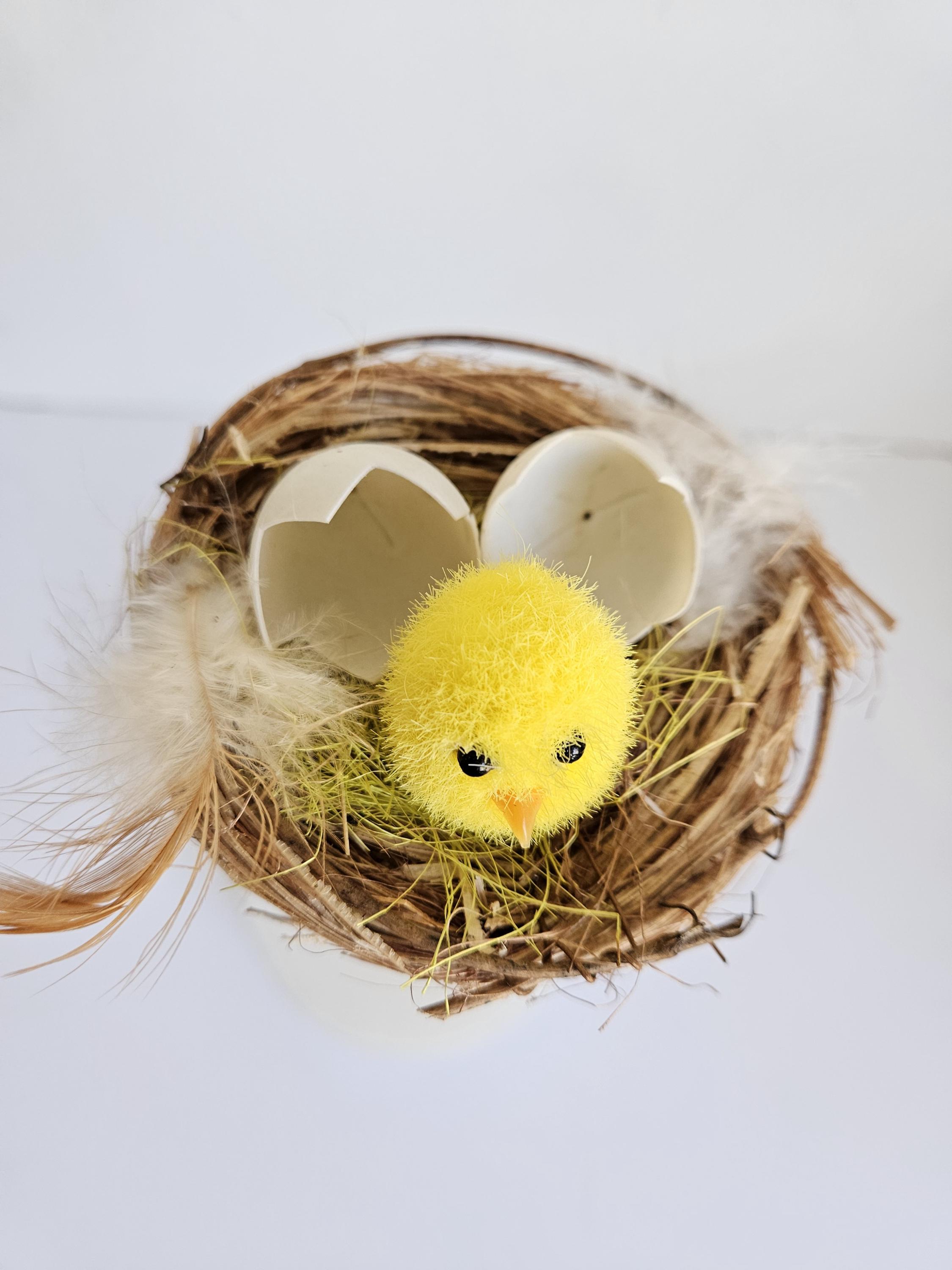 Uova Pasquali In Metallo - Set 5 Pezzi Con Gancio, 8cm Altezza