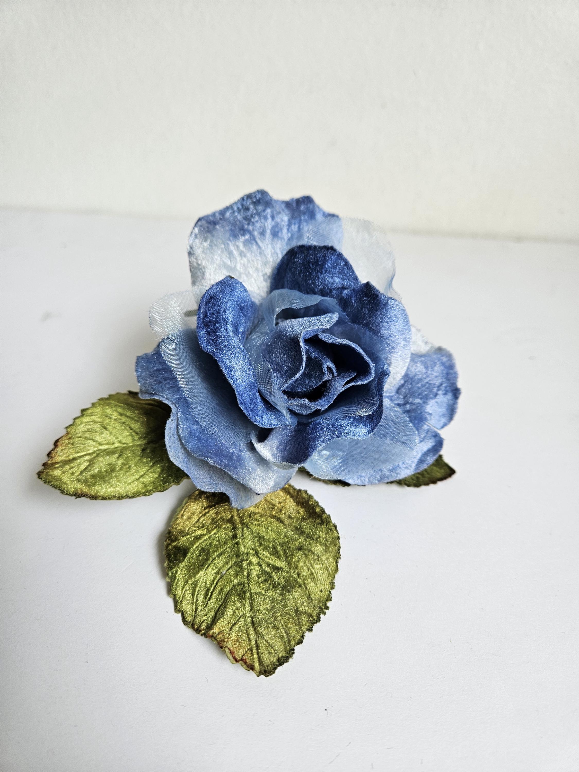 シルクオーガンジーの花びらとベルベットの薔薇　帽子 シルクオーガンジーの花びらとベルベットの薔薇 帽子