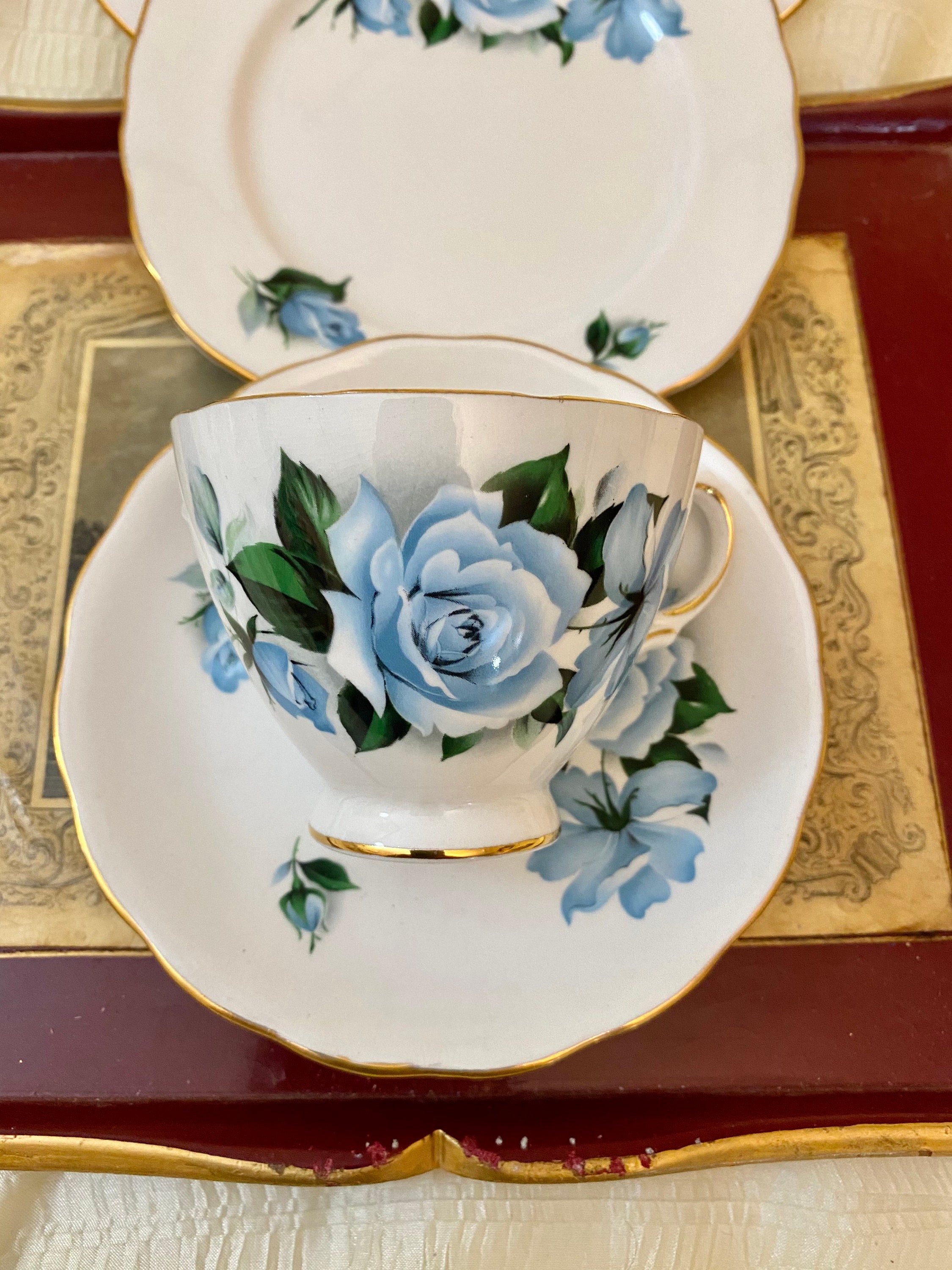 Royal Vale Service for One/Royal Vale Teacup Trio Luncheon Etsy