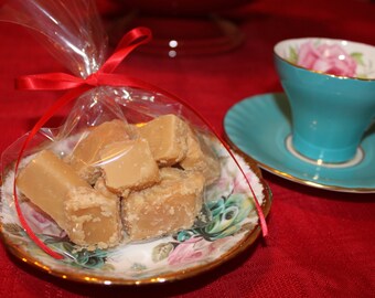Traditional English Butter Fudge, Handmade Butter Fudge, Handmade Gourmet Confection, Organic and Gluten Free, Tea Party, Candy Sweets