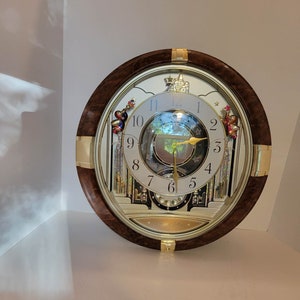 Seiko Melodies in Motion Swarovski Wall Clock * Castle and