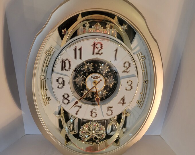 Rhythm Melodies Wall Clock in Box Model 4MH842WD18 Marvelous Classic or