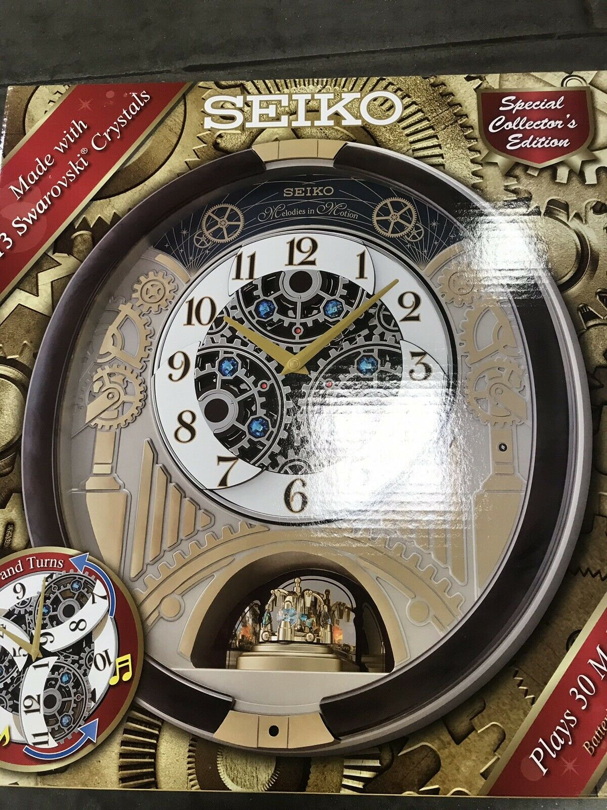 Introducir 42+ imagen seiko clock swarovski Thptnganamst.edu.vn
