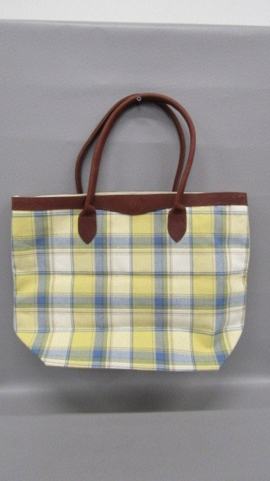 Longaberger plaid purse hotsell