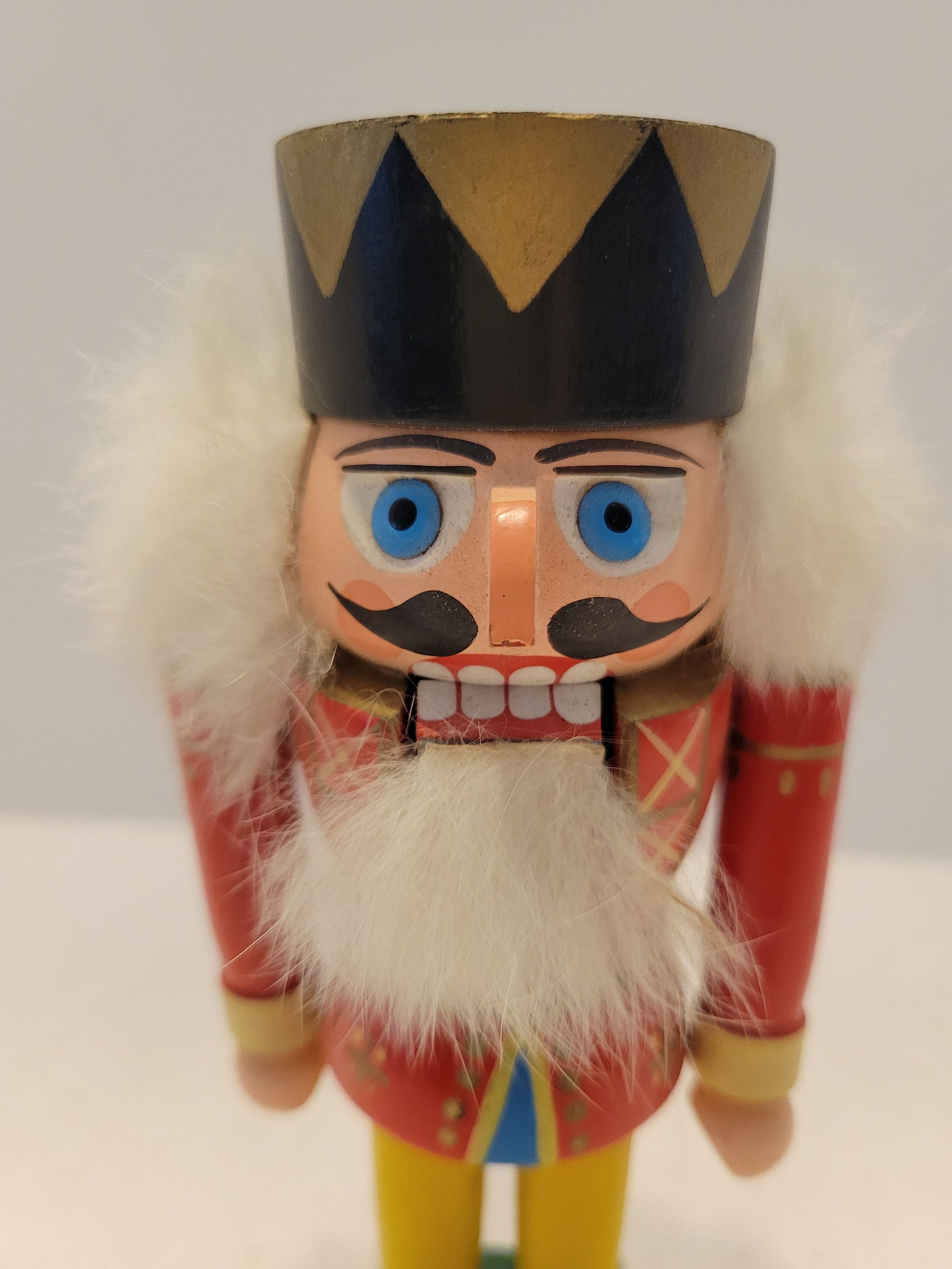 intage Erzgebirge King Soldier * Made in Germany * KWO Old World Christmas * Holiday Nutcracker * 7 5/8 * Christmas