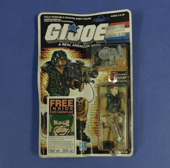 G I JOE Accessory 1989 Face Camouflage Paint Dark Brown