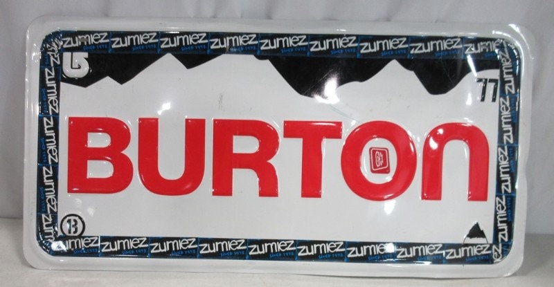 バートン　Burton 店内POP  看板　サイン Burton アクリル看板