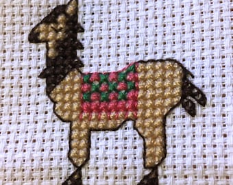 Llama Mini: a miniature cross stitch pattern