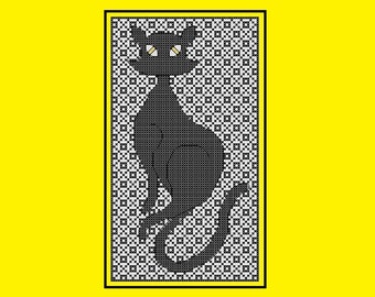 Cross stitch pattern: Proud Cat