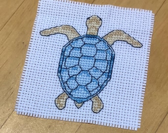 Turtle Mini: a miniature cross stitch pattern