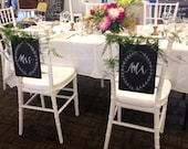 Mr and Mrs Chair Chalkboard Signs.