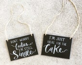Small page boy chalkboard signs