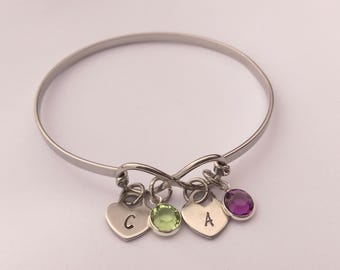 Personalised Infinity Bracelet – Custom Friendship Gift, Best Friends Jewellery Keepsake