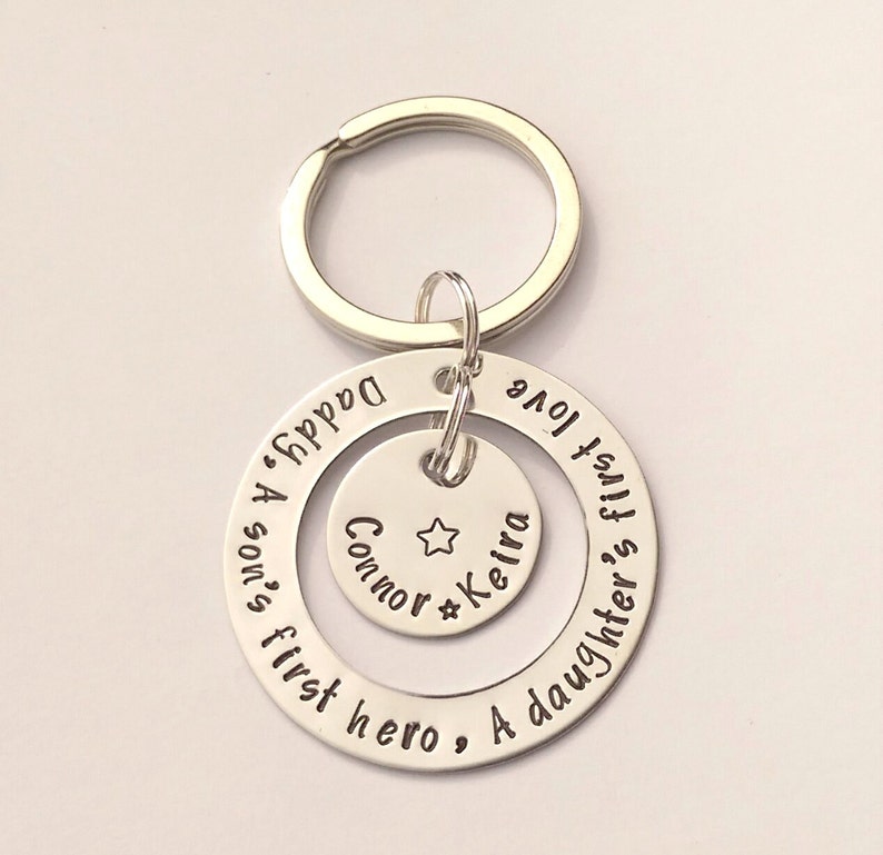 dad photo keyring