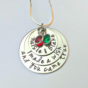 Unique gift for mum - Personalised necklace - personalised jewellery - name necklace - new mum gift - new mum necklace, birthstone jewellery