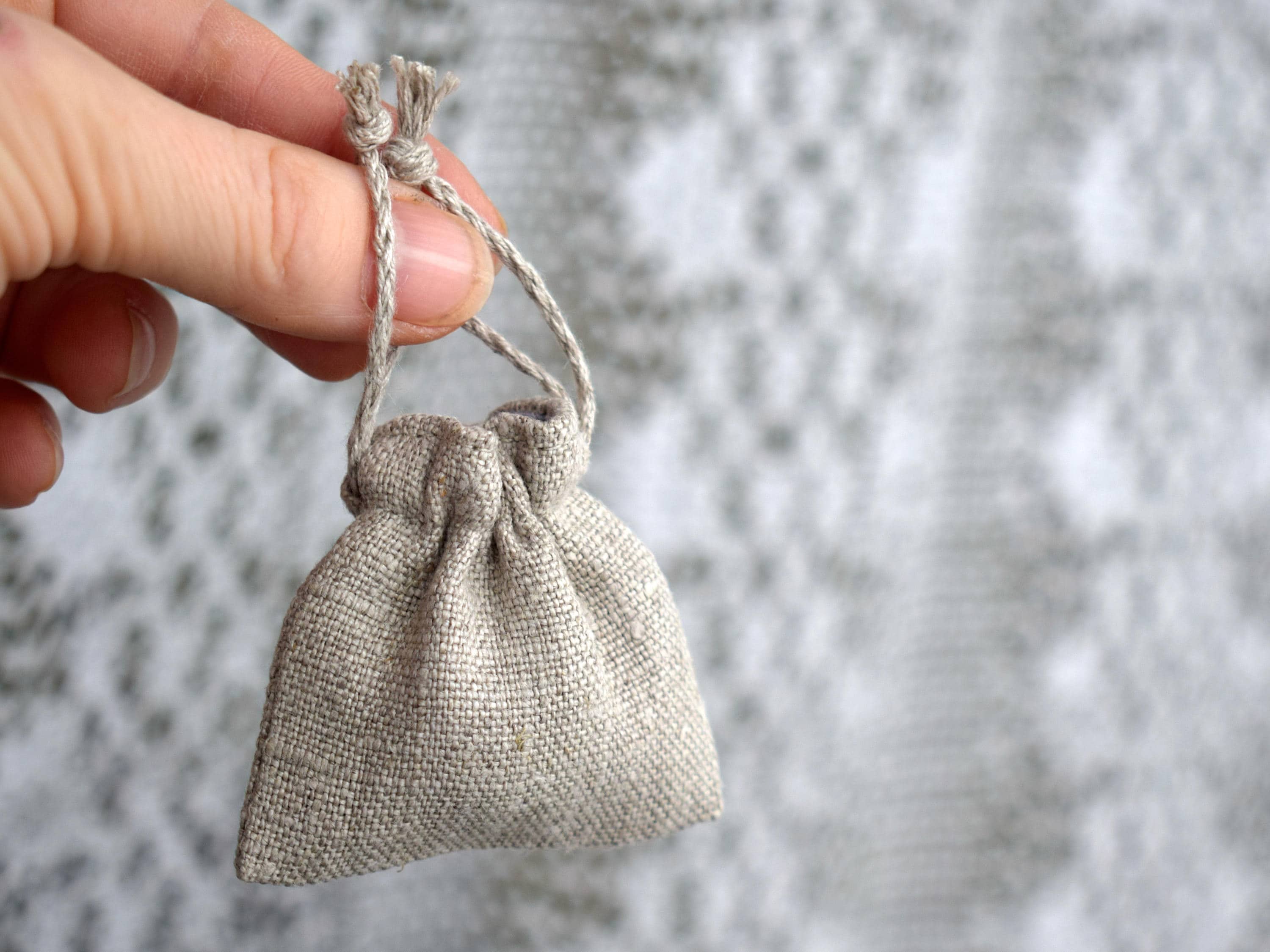 Mini jewelry storage bag drawstring travel ring bag Tiny | Etsy