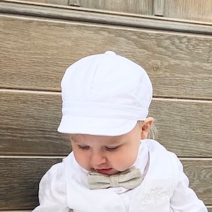 Boy top christening hat