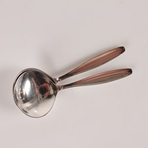 Danish Georg Jensen Cypres Sterling Silver by Tias Eckhoff designed in 1952. Jam Spoons L 10,8 cm.
