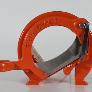 Orange RAADVAD Bread Slicer / Cutter Vintage Danish Design Model  294 . Made in Denmark 1980s Retro Kitchen Design - Gift for Baker / Café!