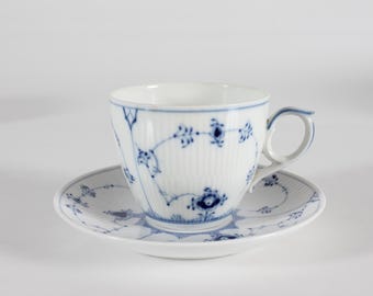 ロイヤルコペンハーゲン ブルーフルーテッドハーフレース #756 カップ