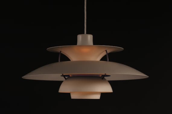 Vintage PH 5 pendant lamp by Poul Henningsen for Louis Poulsen