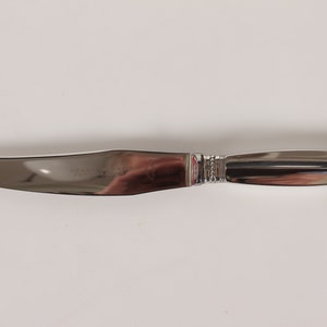 Danish Georg Jensen Art Nouveau Acanthus Sterling Silver Cutlery by Johan Rode 1917. Dinner Knife 23 cm. From the period 1930-45