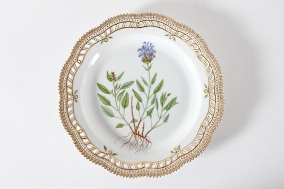 Assiette Royal Copenhagen Flora Danica – Sus Scorfa, 25,5 Cm – Pièce De Collection Danoise